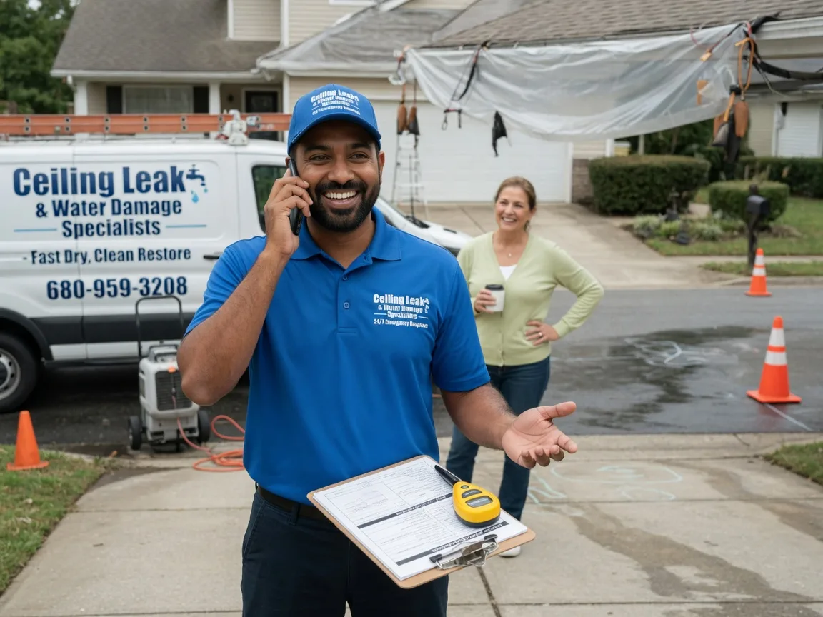 Ceiling Leak Cleanup Middle Island, NY FAQs